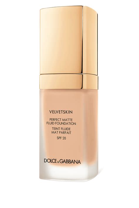 dolce gabbana perfect matte foundation|DOLCE&GABBANA Velvetskin Perfect Matte Fluid Foundation .